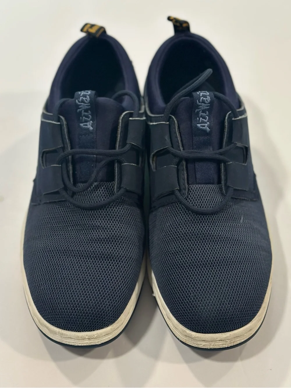 Dr. Martens Navy Mesh Lace-Up Sneakers